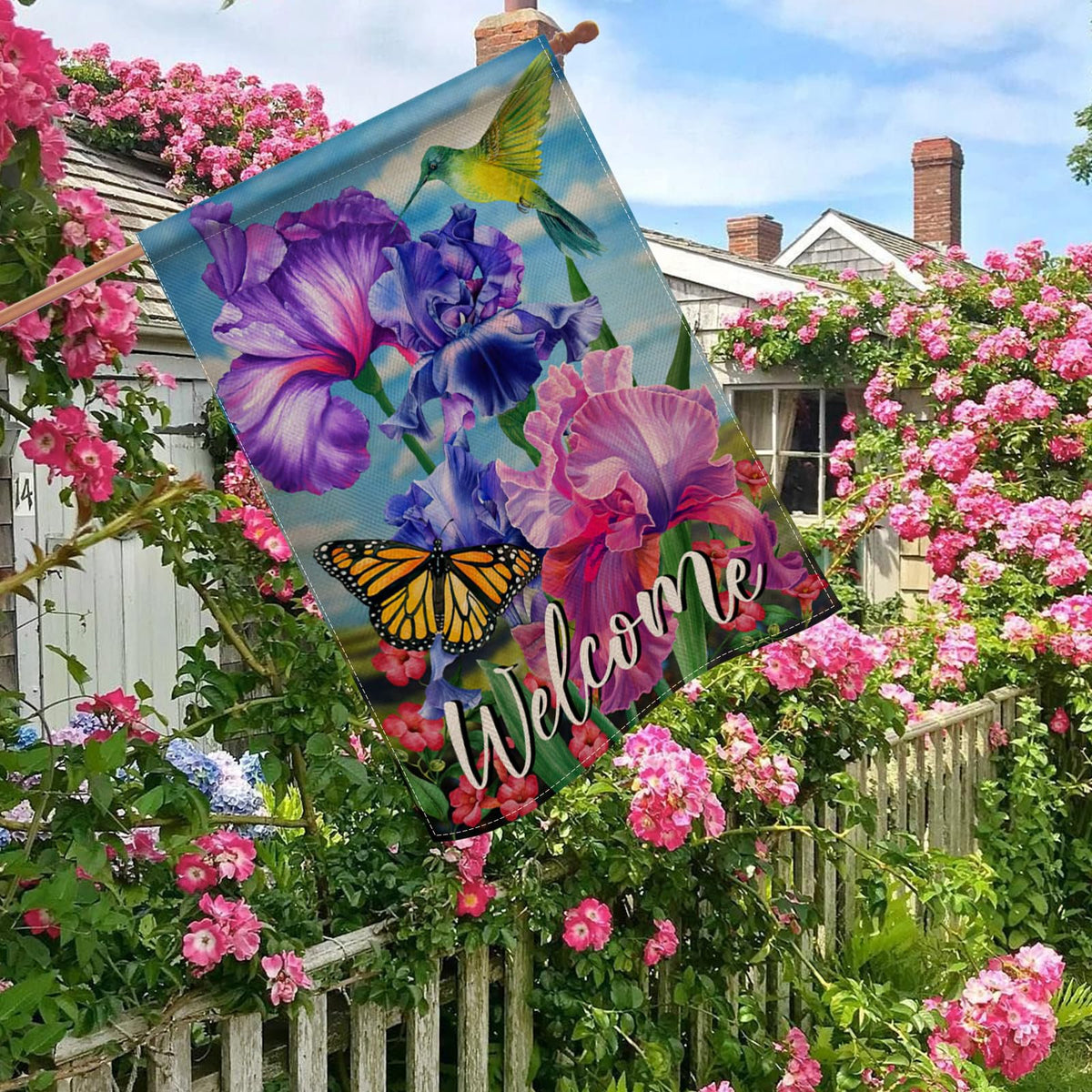Hzppyz weatherproof fade-resistant flag stays vibrant through seasons.