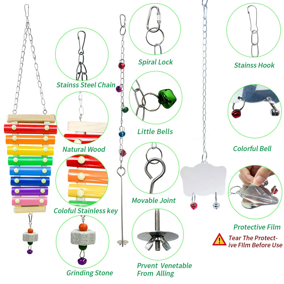 HZxoAxo flexible ladder invites climbing and exploration in the coop.