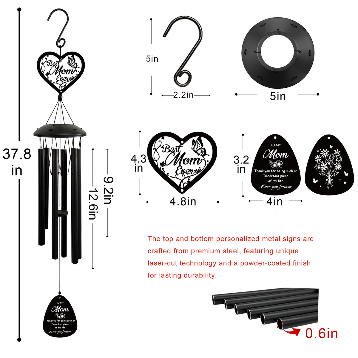 HZYCYYFC gift-ready package includes greeting card and keychain