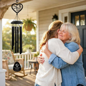HZYCYYFC wind chime showing To My Mom teardrop sail for a personal touch outdoors