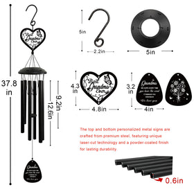 HZYCYYFC wind chime easy to hang with strong loop and durable cord