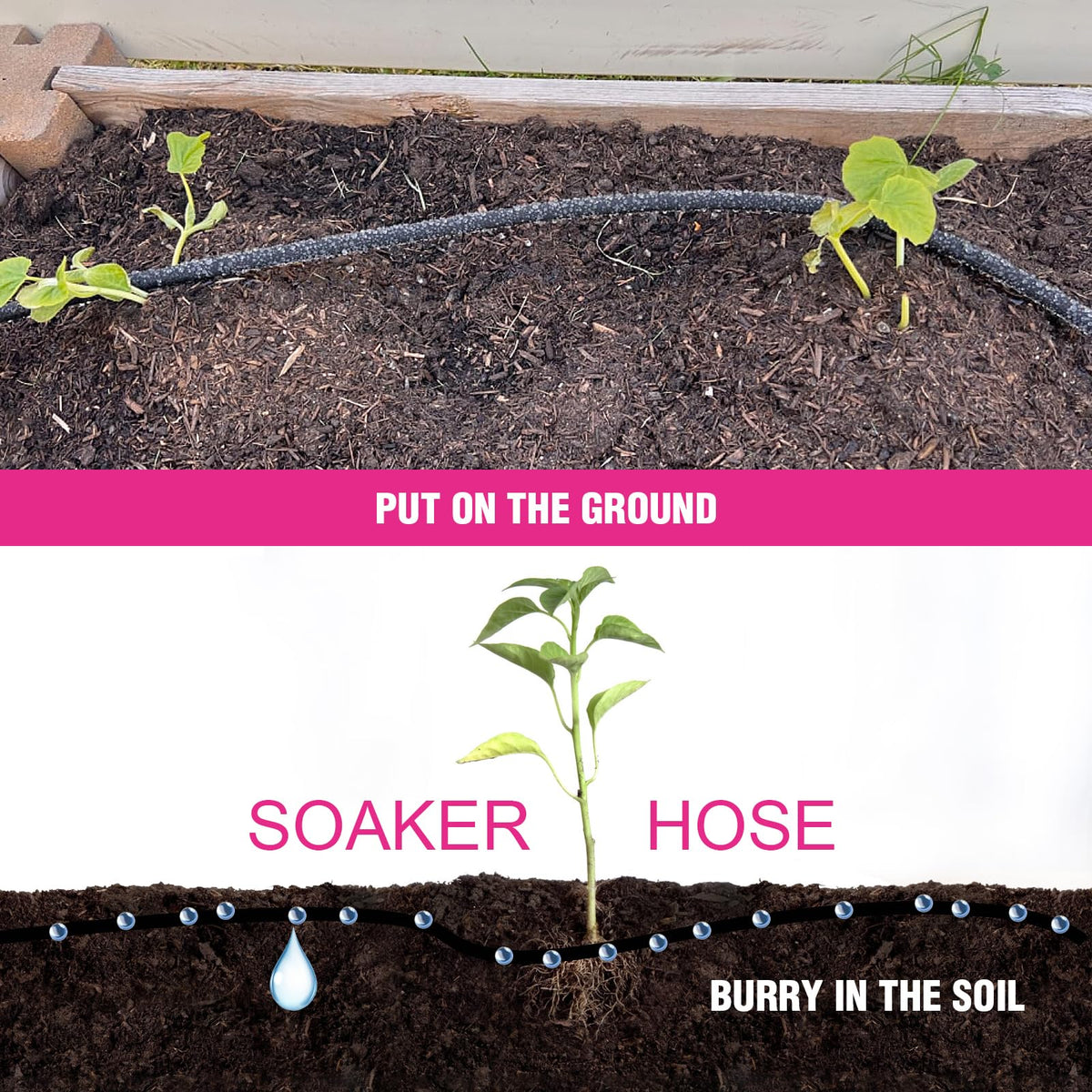 HZYOUMU hose provides uniform coverage along 15 ft for efficiency