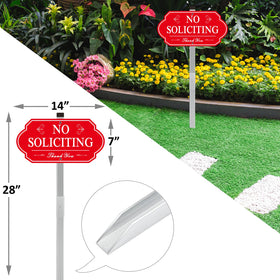i-CowFun yard display on a stake, easy to anchor in soil