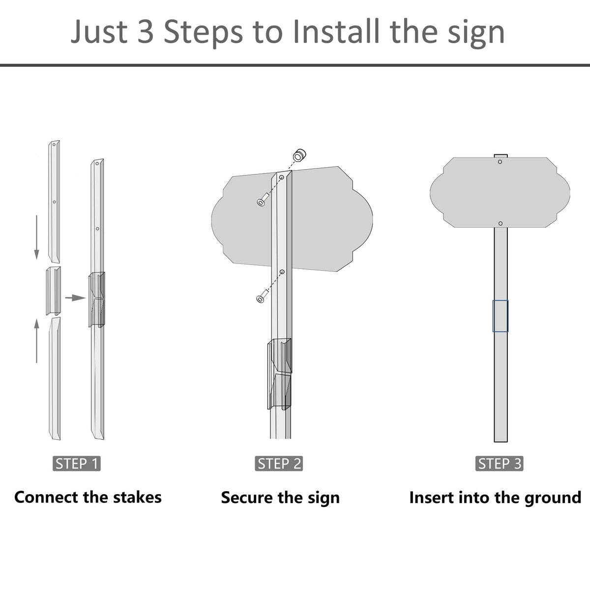 secure packaging protects the i-CowFun sign and stake during shipping