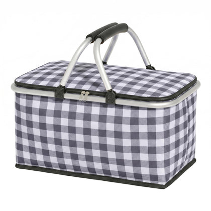 IACTIVE 30L insulated picnic basket showing ample family capacity for meals and drinks