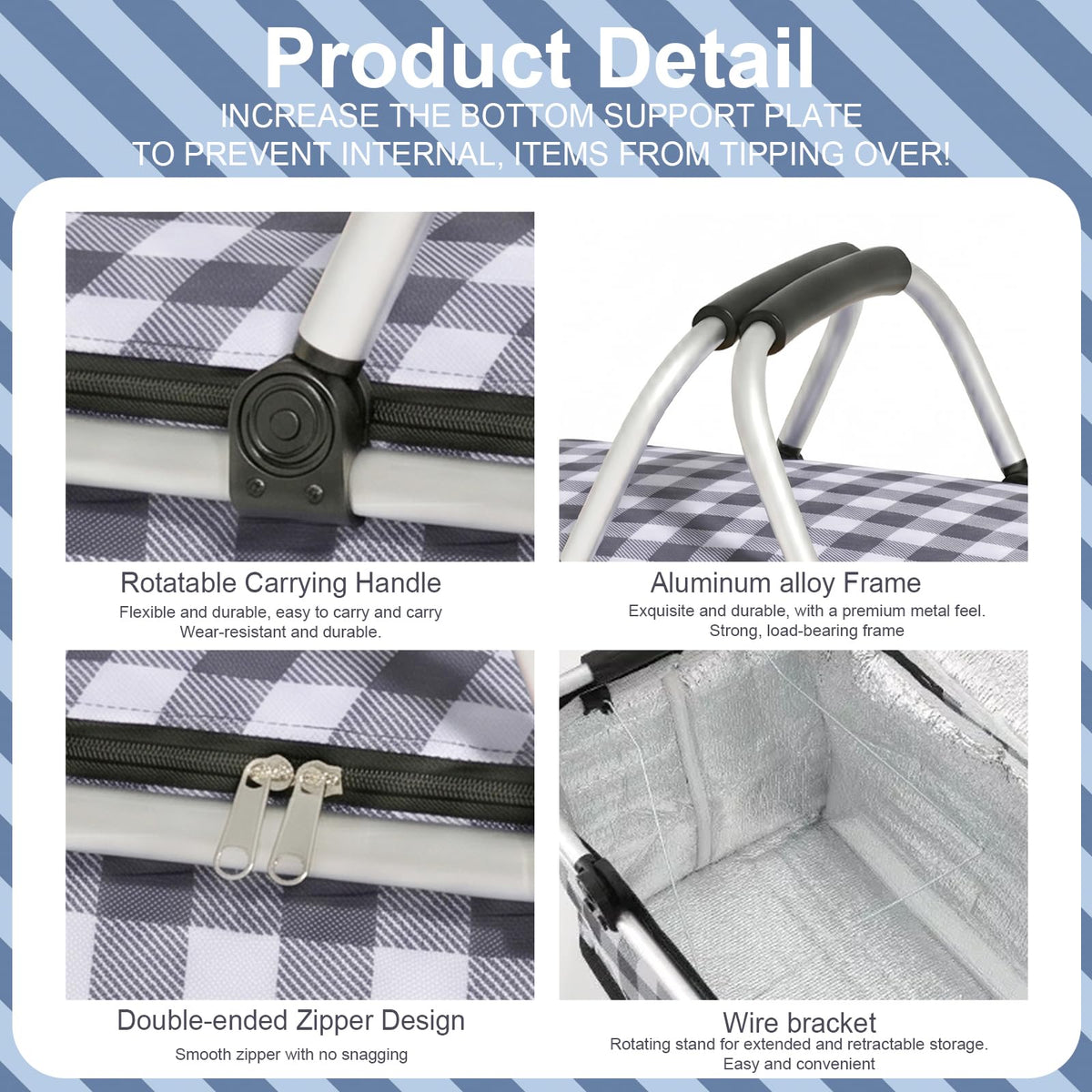 IACTIVE sturdy handles ensure comfortable transport even when loaded