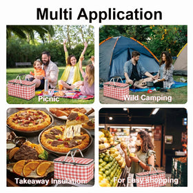 IACTIVE sturdy storage basket ideal for picnics, markets, and takeouts.