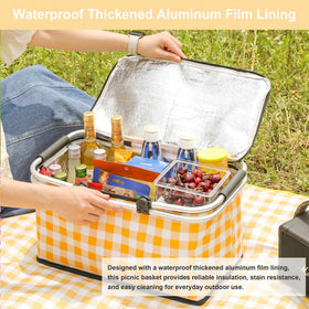 IACTIVE two ergonomic handles provide comfortable carrying when full.