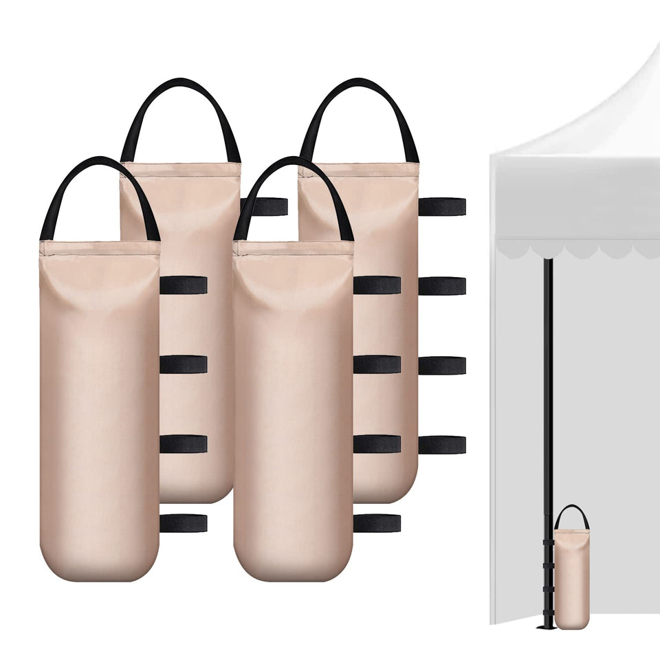 IALNAI heavy sandbags for canopy front view showing windproof stability.