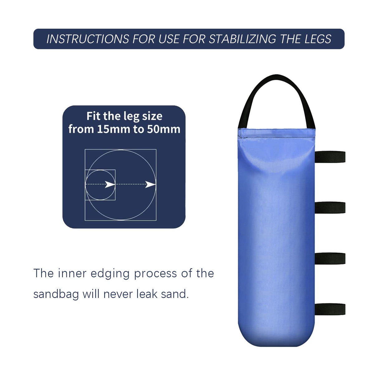 IALNAI 4-pack securing an outdoor canopy setup.