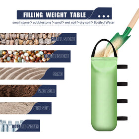 IALNAI sandbags feature a sturdy carry handle for portable setup.
