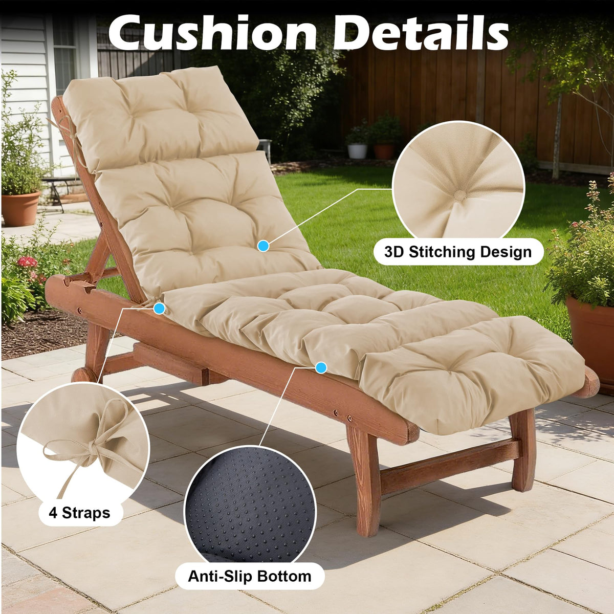 IASEAHK thick 4.7-inch foam pillow for lasting support and comfort