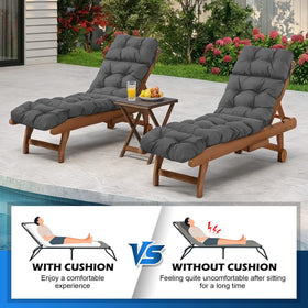 IASEAHK chaise lounge cushion easy to wipe clean and maintain
