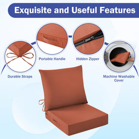 IASEAHK cushion handle enables easy transport to balcony, garden, or campsite.