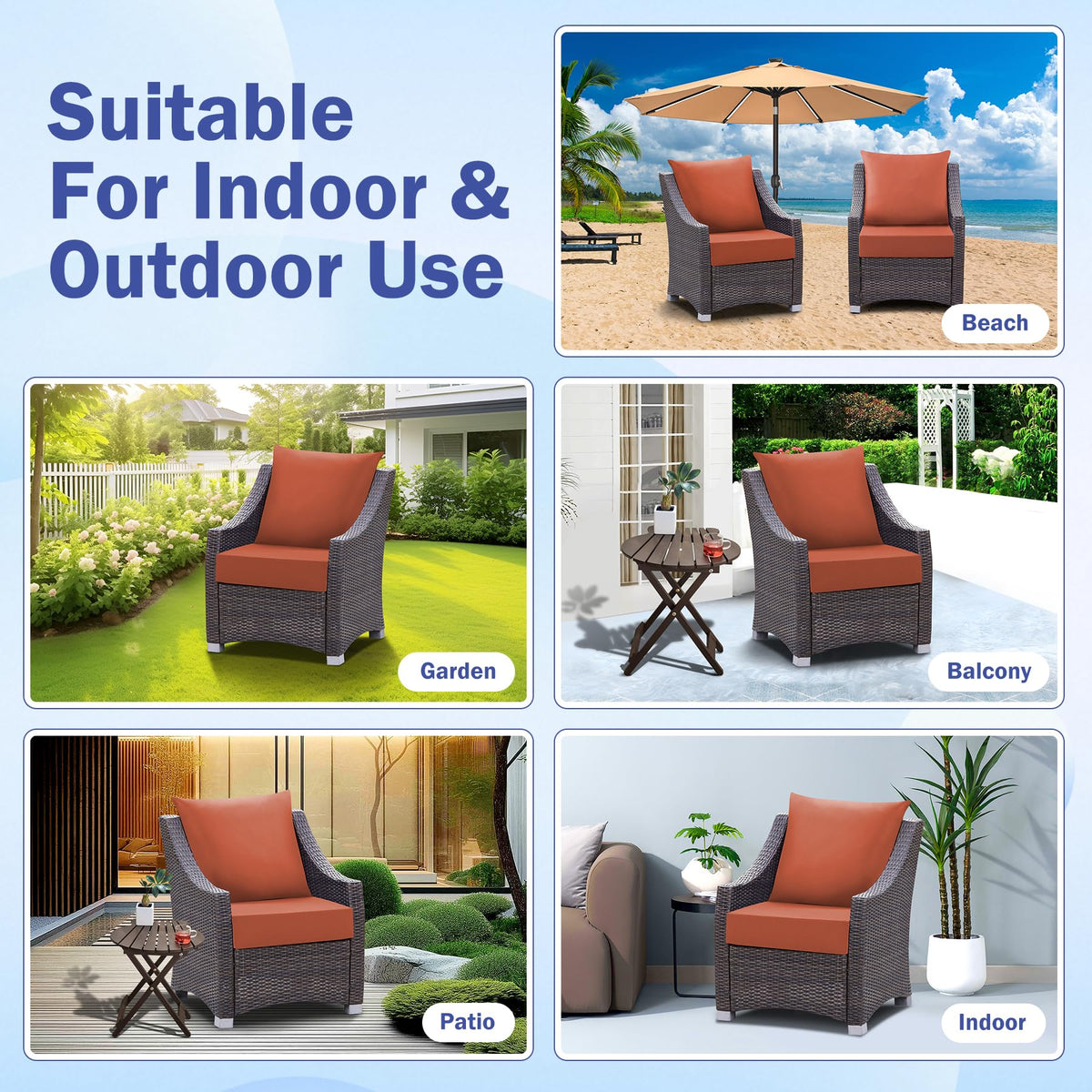 IASEAHK removable covers simplify cleaning and maintenance with machine washing.