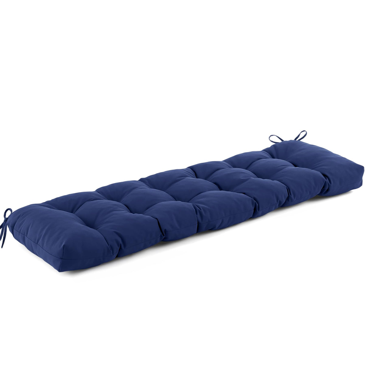 IASEAHK outdoor bench cushion showing waterproof and fade-resistant fabric for long-lasting use