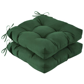 IASEAHK outdoor chair cushions front view two-pack for comfortable patio seating