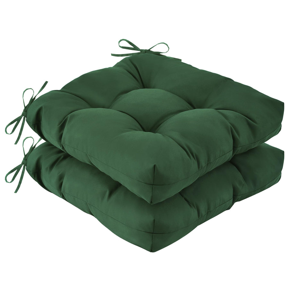 IASEAHK outdoor chair cushions front view two-pack for comfortable patio seating