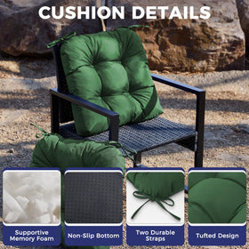 IASEAHK cushions non slip bottom maintaining secure seating on windy days
