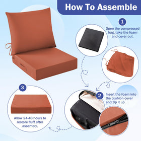 IASEAHK versatile cushions ideal for picnics, poolside lounging, and balcony seating.