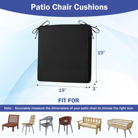 IASEAHK waterproof Oxford fabric cushions protect outdoor seating from rain and fading