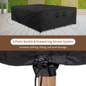 ibirdie cover shows adjustable drawstrings for snug fit