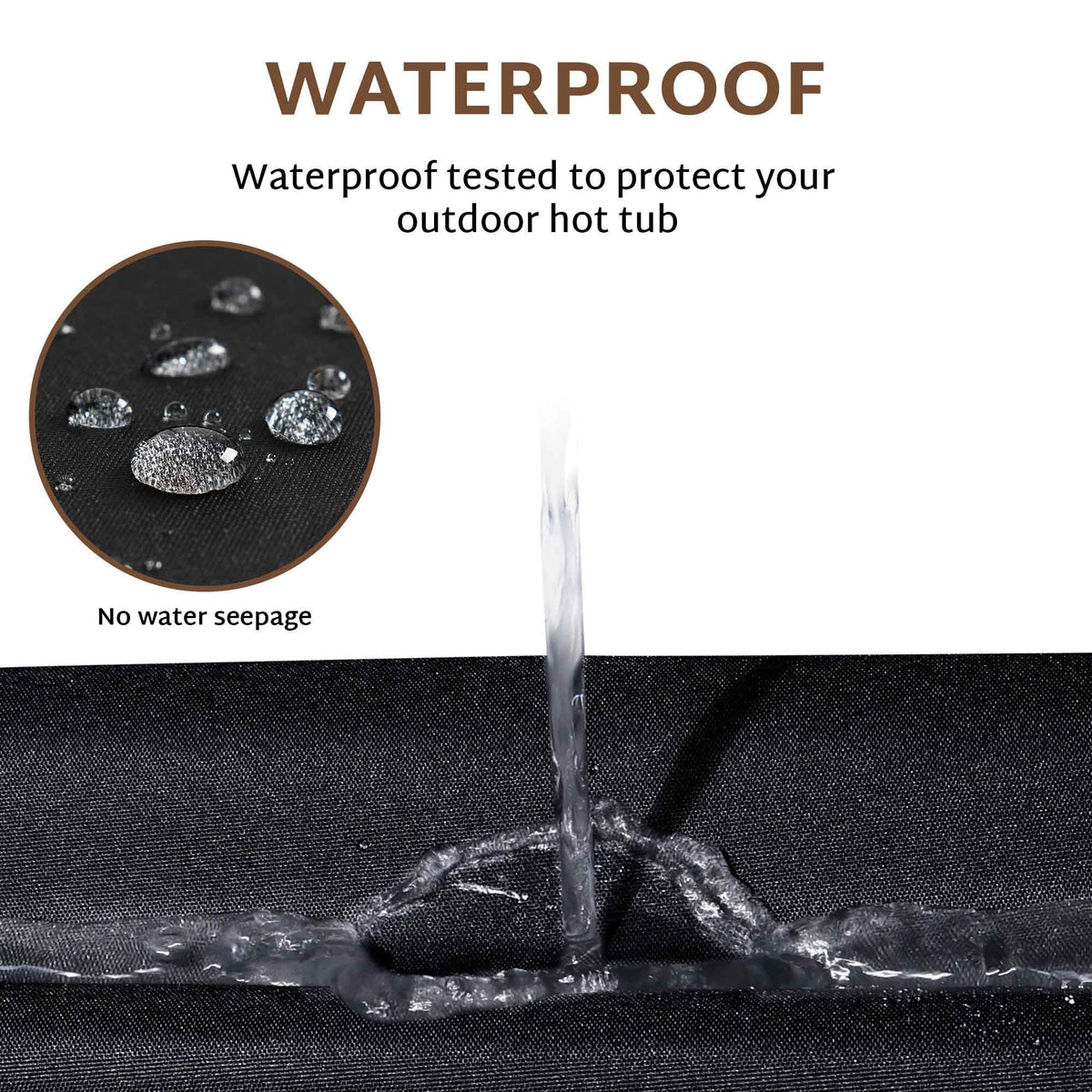 iBirdie double-stitched seams with sealant prevent leaks