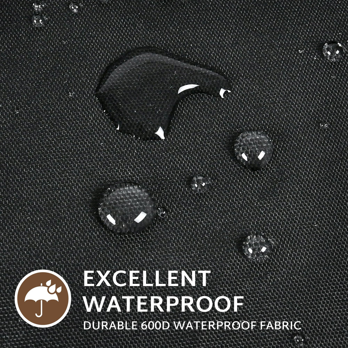 ibirdie cover with bottom drawstring demonstrates secure weather sealing