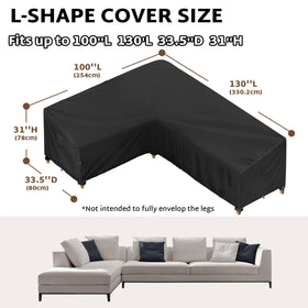 iBirdie outdoor cover 100x130 inch side-left view protects against weather