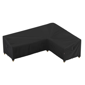 iBirdie outdoor cover on 104x83 right-side sofa protects from rain