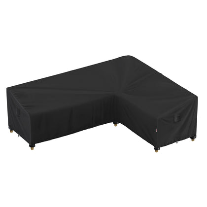 iBirdie outdoor cover for 120x90 right-side sofa protects from rain and sun.