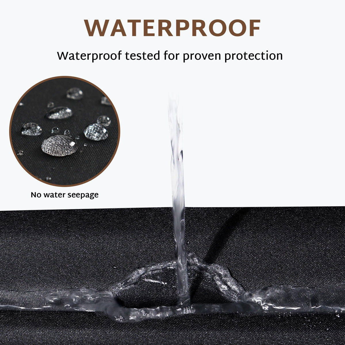 iBirdie cover demonstrates easy maintenance and quick outdoor protection.