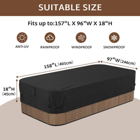 iBirdie cover with four buckles stays secure in windy conditions.