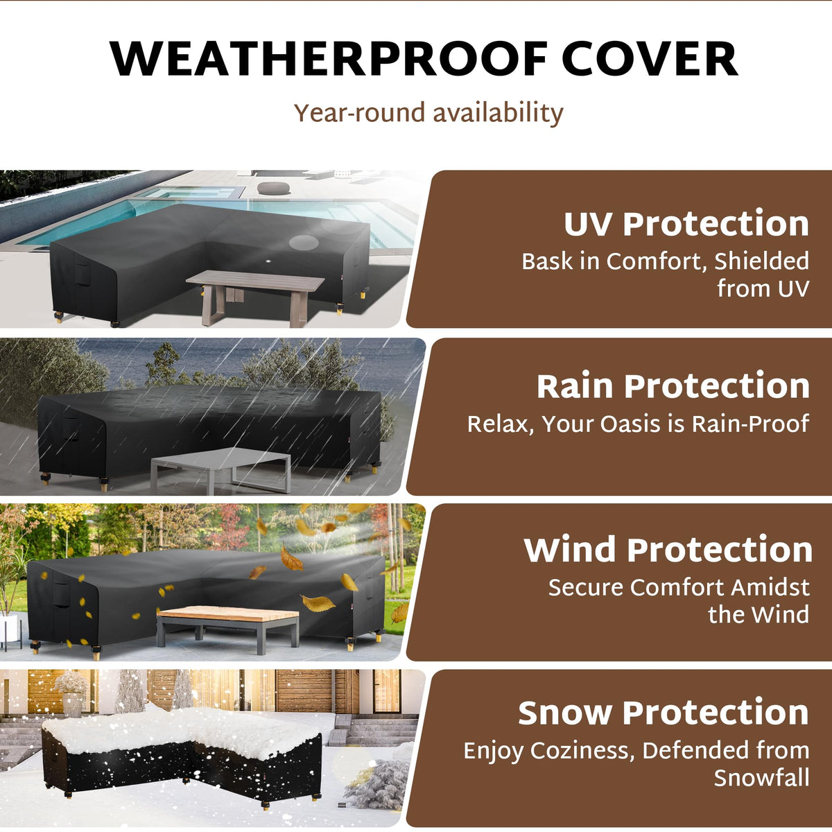 iBirdie easy maintenance keeps outdoor spaces clean with simple wipe-downs.