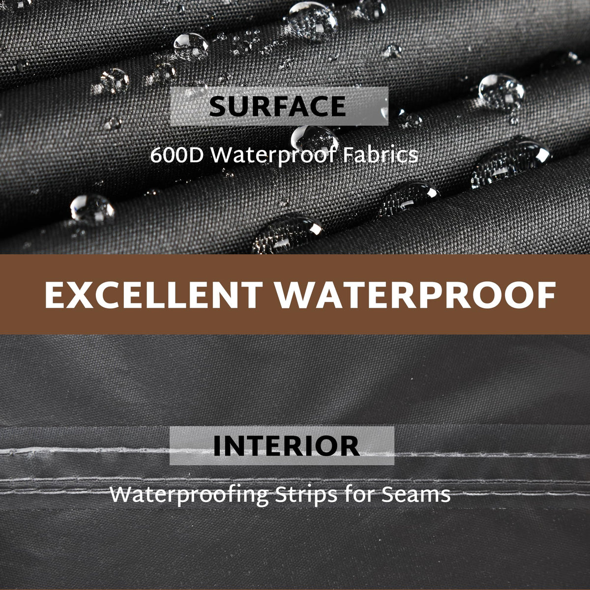 iBirdie side vents promoting airflow and reducing condensation under the cover.