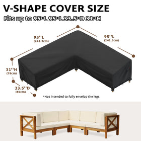 iBirdie cover showing waterproof seams protecting cushions in wet conditions.