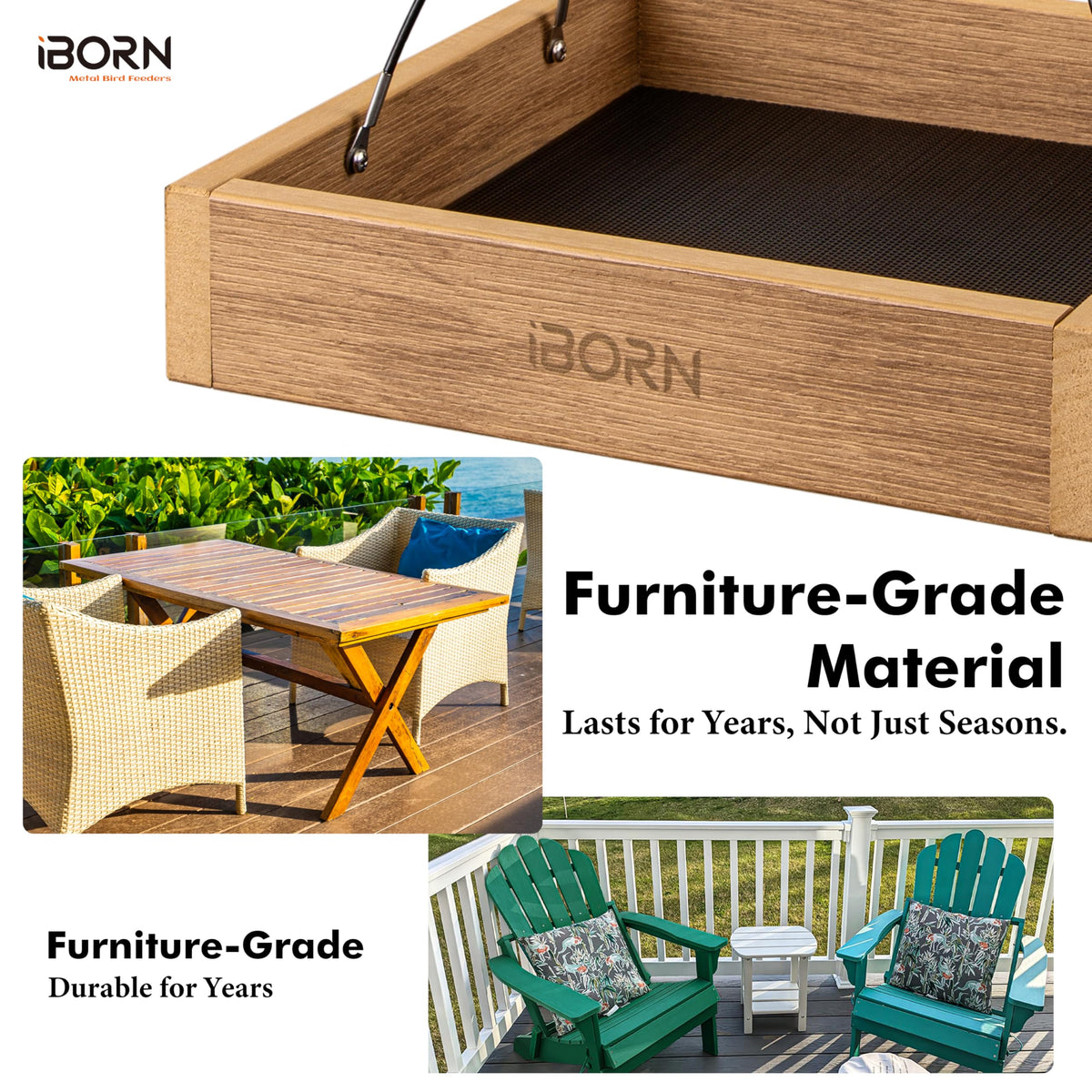 iBorn five-year color retention reduces upkeep while keeping your garden vibrant.