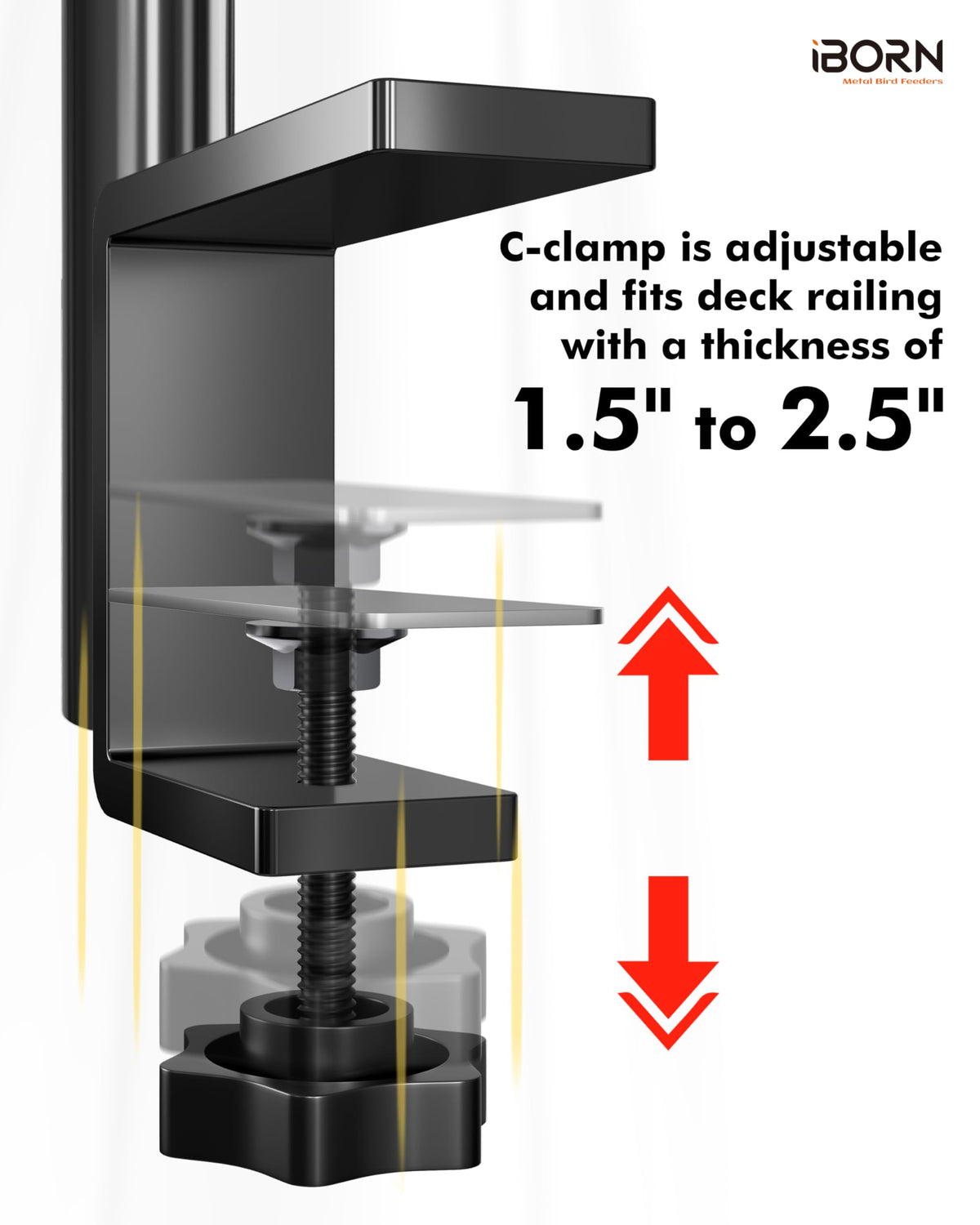 Multi-attachment groove design fits various smart feeders securely.