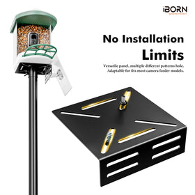 Sturdy clamp fits rails up to 2.5 inches for versatile decks.