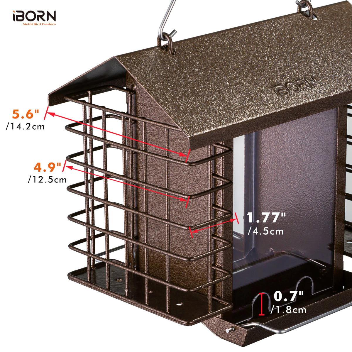 iBorn seed capacity 3.2 lbs reduces refills and saves time.