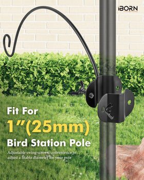 iBorn easy-install butterfly screws enable quick height adjustments