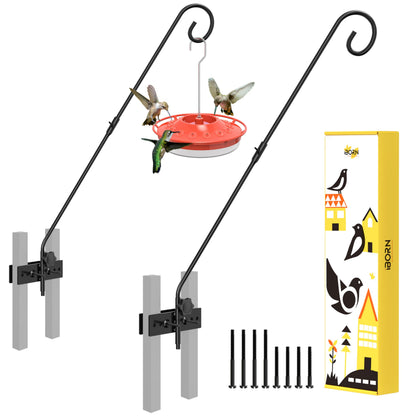iBorn fence-deck hook rail with 28-inch reach for indoor viewing of feeding birds