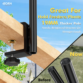 iBorn fast five minute assembly without tools to start enjoying birds.