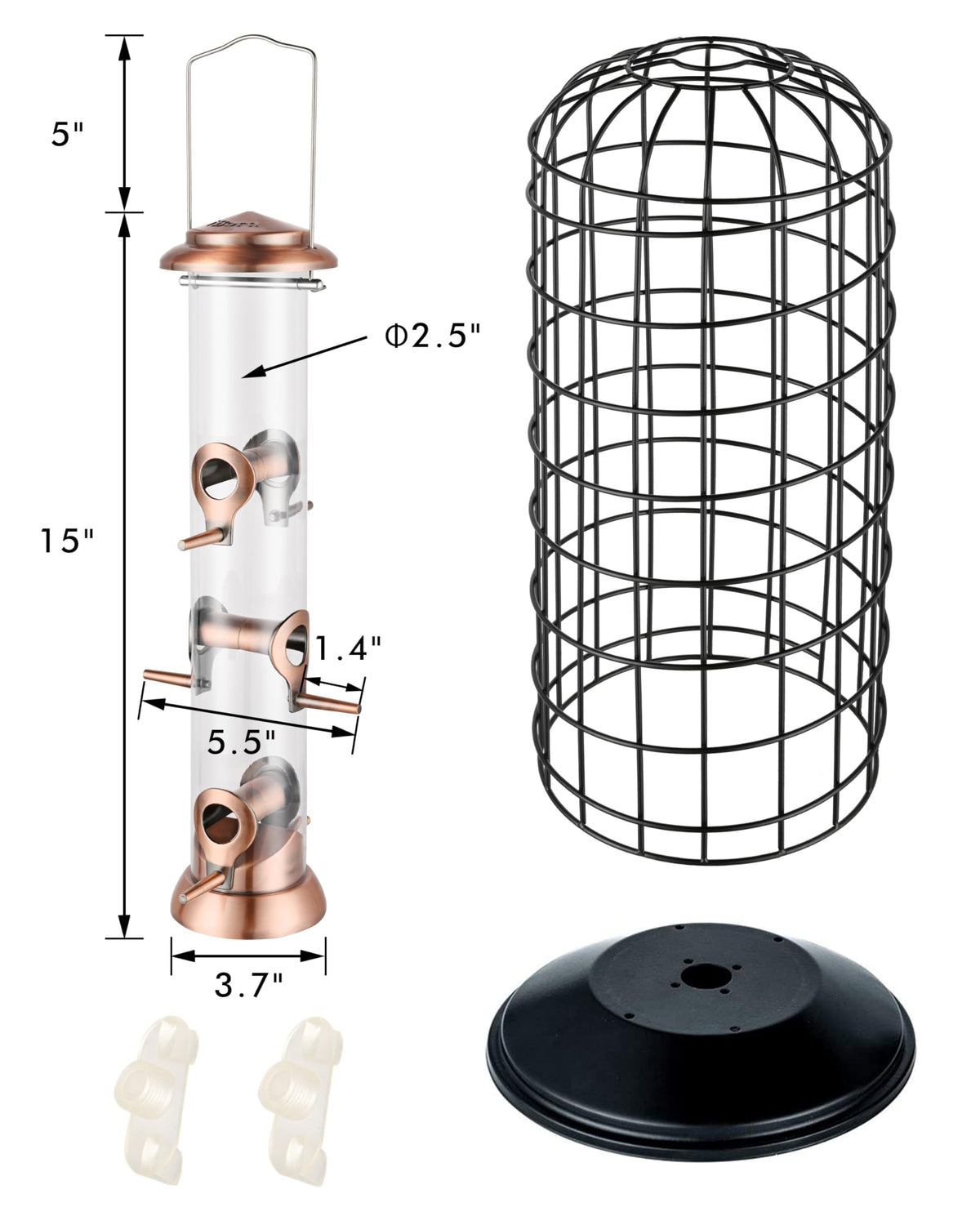 iBorn weather resistant copper finish for varied climates