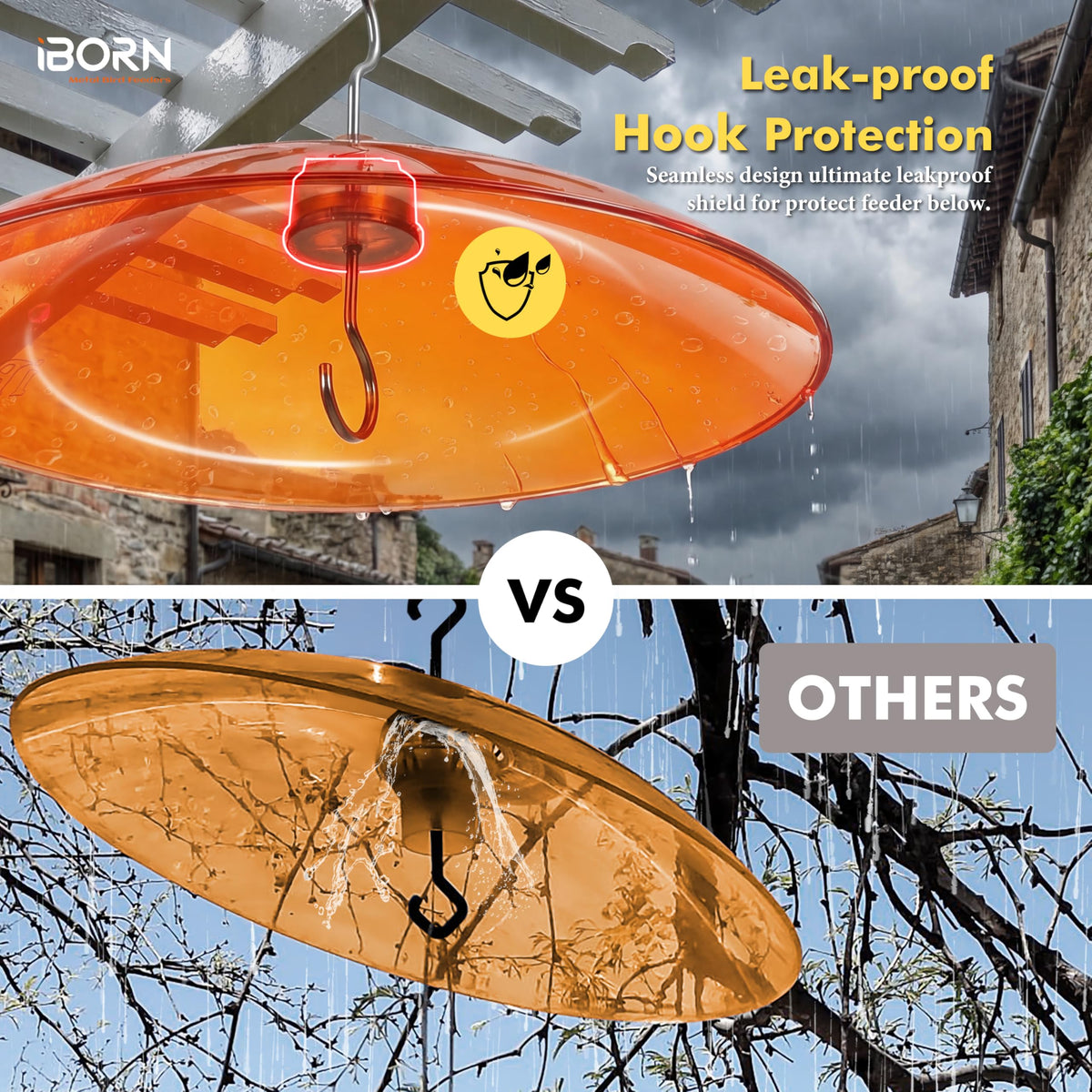 iBorn squirrel-resistant sunshade reduces post-visit cleanup
