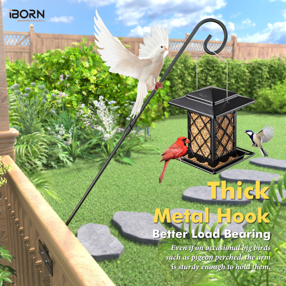 iBorn two-screw bracket ensures firm railing installation