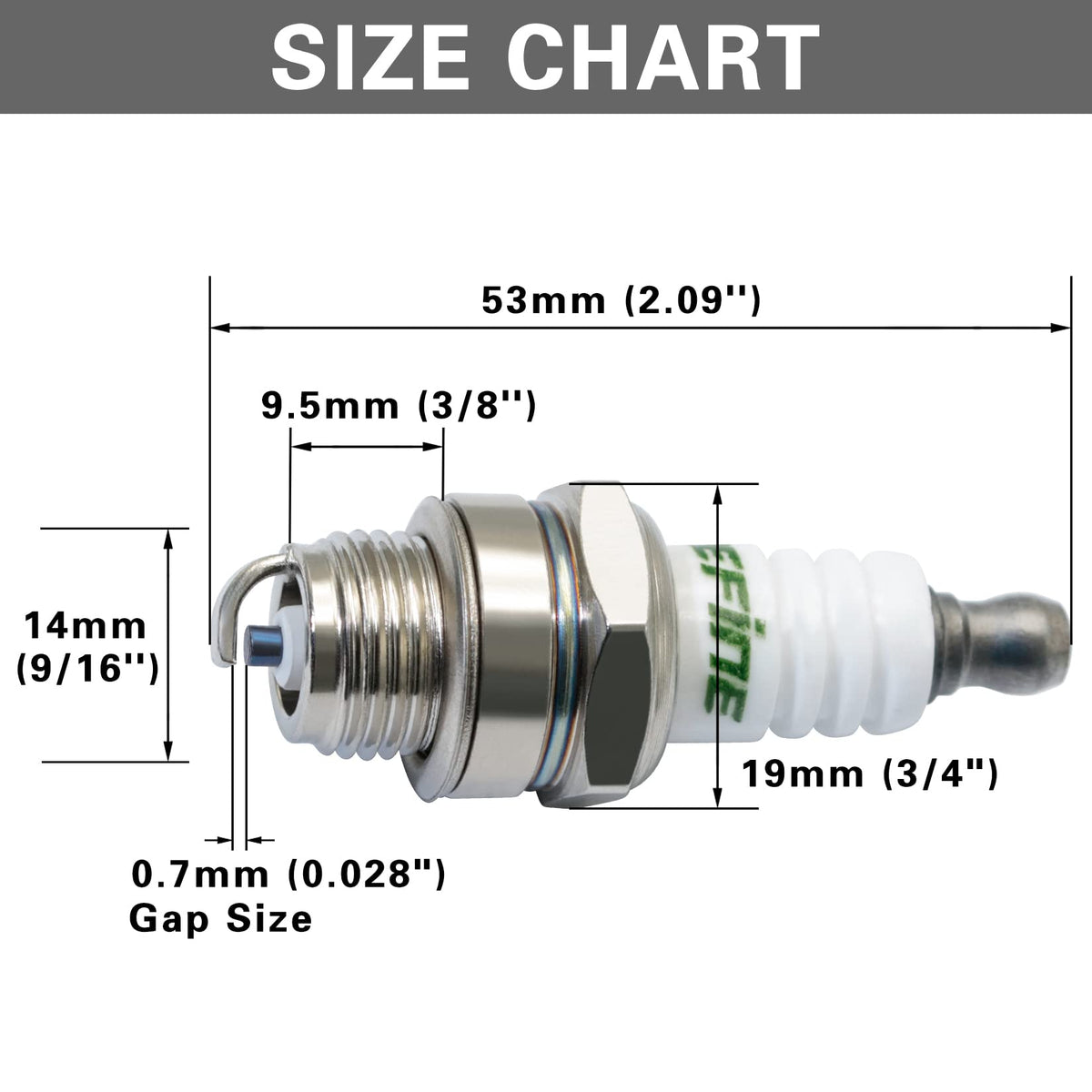 iBroPrat yttrium-copper core spark plug: extended life