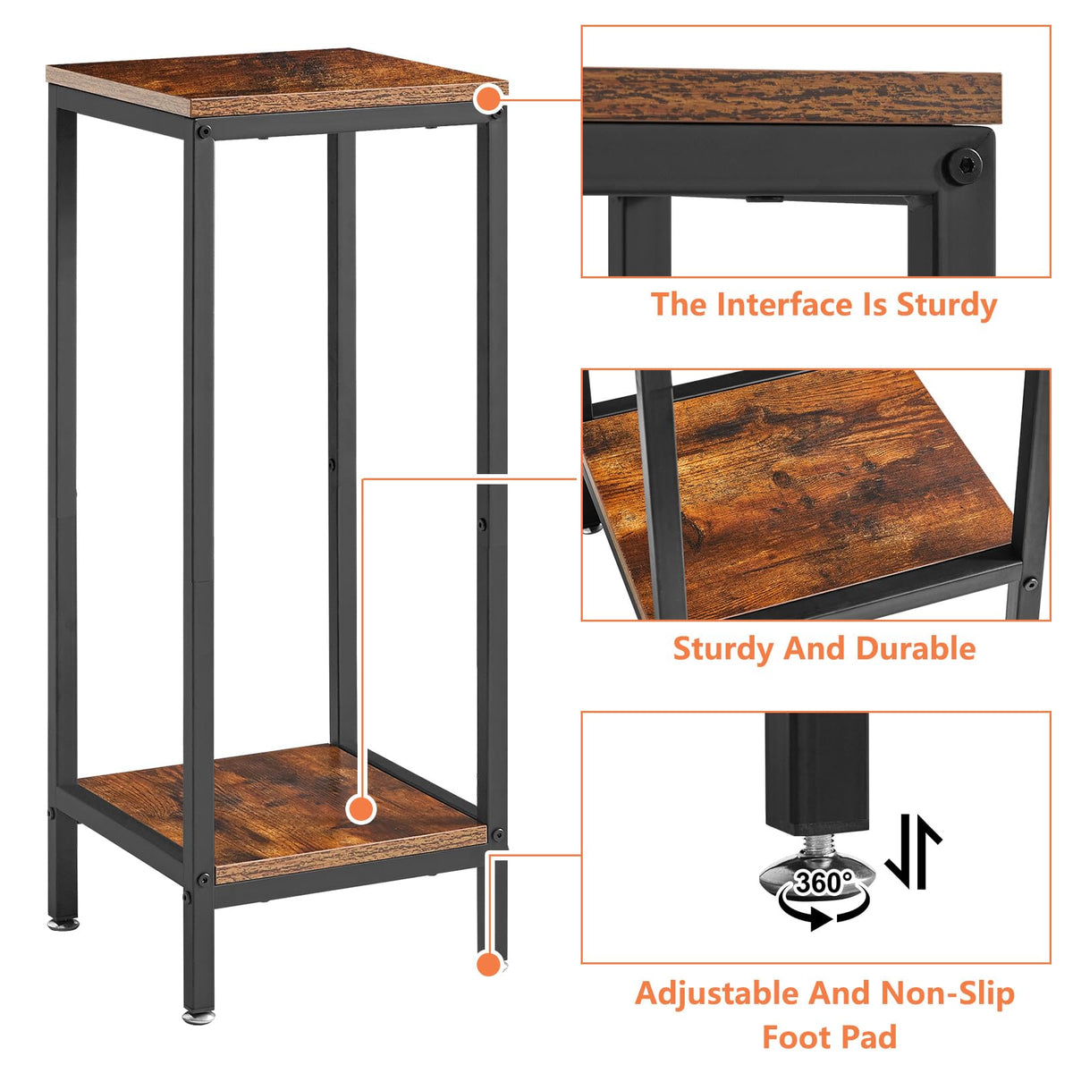 IBUYKE easy installation plant stand with clear instructions