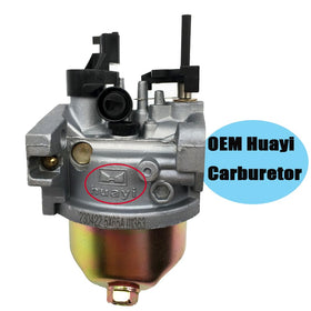 IBVIBV carburetor assembly side view showing fit on mower