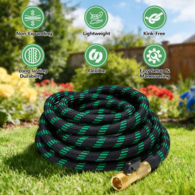 IBXFO 96D braided fabric outer shell for durable, flexible use.